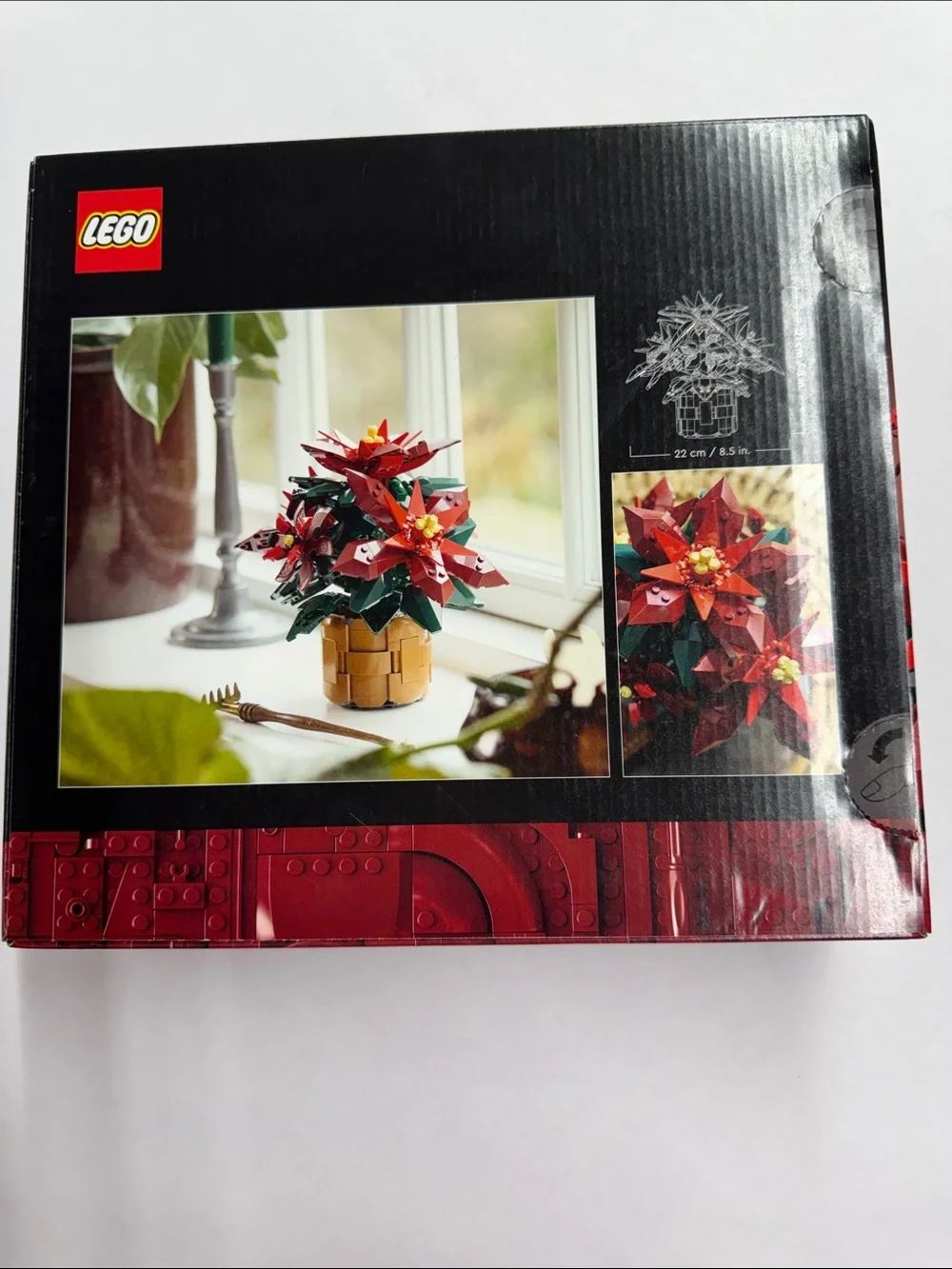 LEGO Poinsettia Botanical Collection NEW Sealed Box - Picture 2 of 2